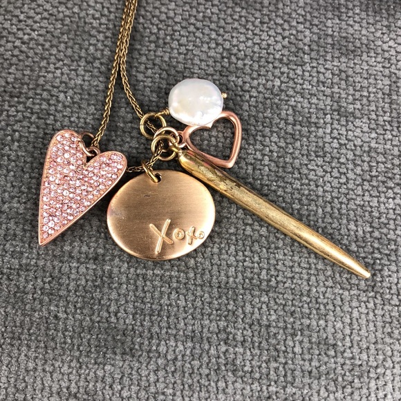 Lucky Brand Jewelry - Lucky Brand Mother of Pearl Heart Pendant Necklace